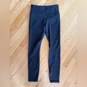 Athleta Elation Rib Black High-Waist Leggings